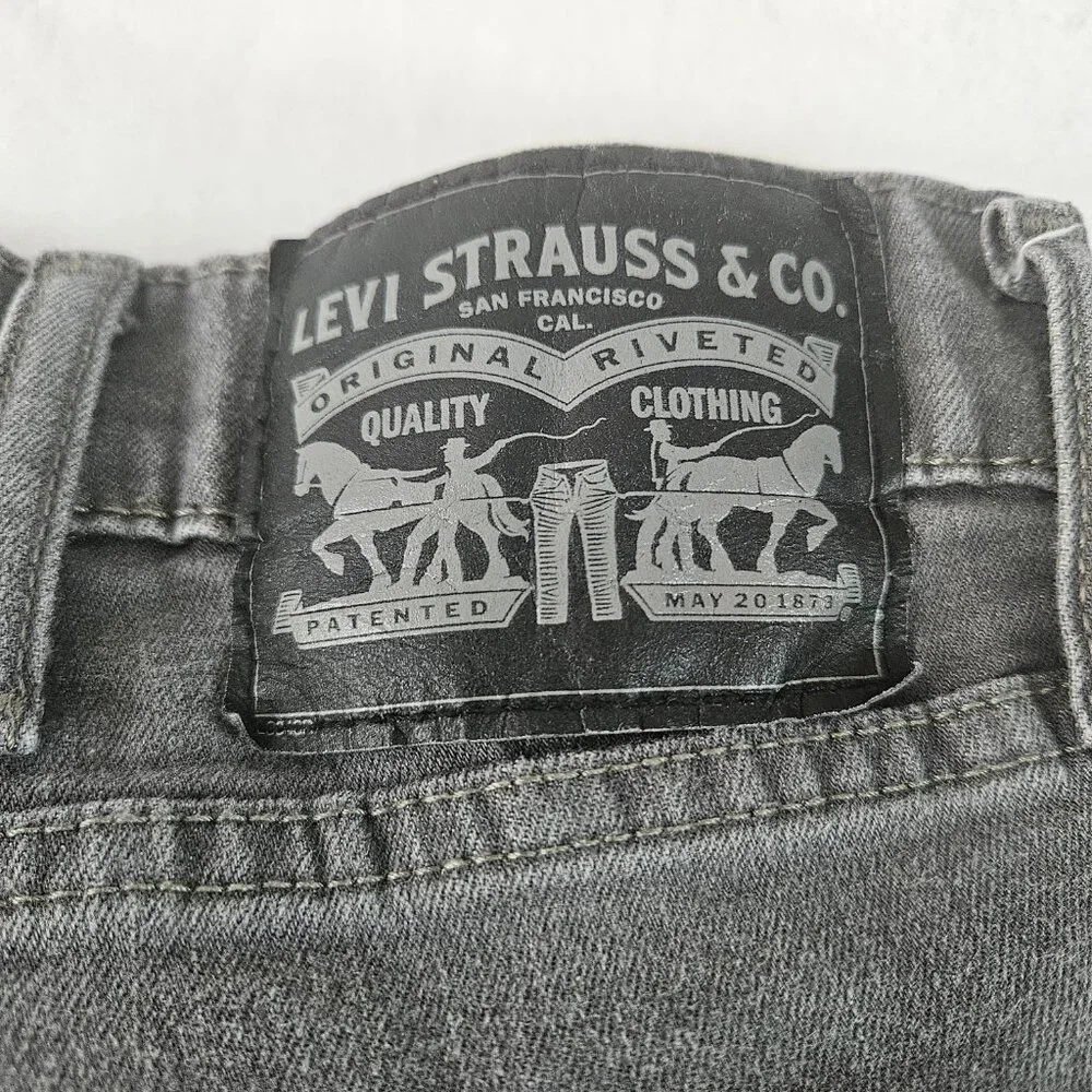 Levi's Men's Jeans Size W38 X L32 Gray Straight Leg WPL 423 CA00342 - Picture 4 of 12